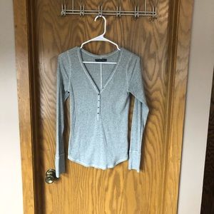 A&F Long-Sleeve Henley